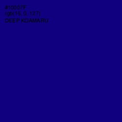 #10007F - Deep Koamaru Color Image