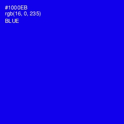 #1000EB - Blue Color Image