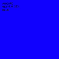 #1000FD - Blue Color Image