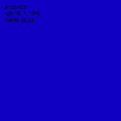 #1001C2 - Dark Blue Color Image