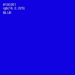 #1002E1 - Blue Color Image