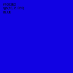 #1002E2 - Blue Color Image