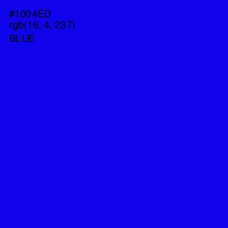 #1004ED - Blue Color Image