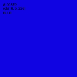 #1005E2 - Blue Color Image