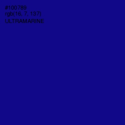 #100789 - Ultramarine Color Image