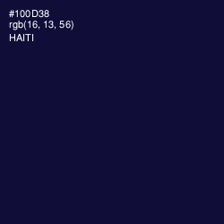#100D38 - Haiti Color Image