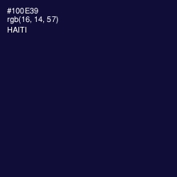 #100E39 - Haiti Color Image