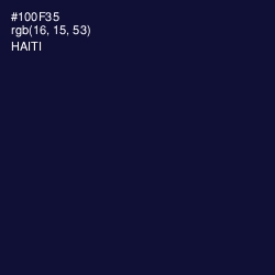 #100F35 - Haiti Color Image