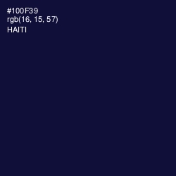 #100F39 - Haiti Color Image