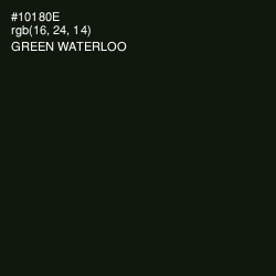 #10180E - Green Waterloo Color Image