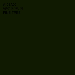 #101A00 - Pine Tree Color Image