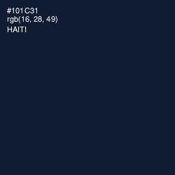 #101C31 - Haiti Color Image