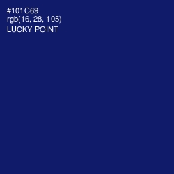#101C69 - Lucky Point Color Image