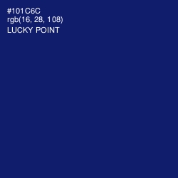 #101C6C - Lucky Point Color Image