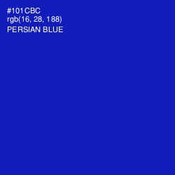 #101CBC - Persian Blue Color Image