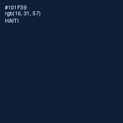 #101F39 - Haiti Color Image