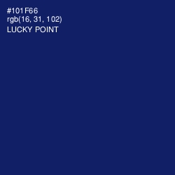#101F66 - Lucky Point Color Image