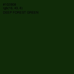 #102B08 - Deep Forest Green Color Image