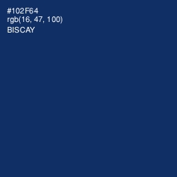 #102F64 - Biscay Color Image