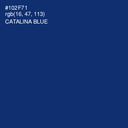 #102F71 - Catalina Blue Color Image