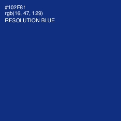 #102F81 - Resolution Blue Color Image
