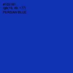 #1031B1 - Persian Blue Color Image