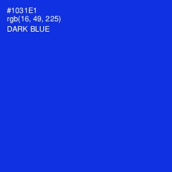 #1031E1 - Dark Blue Color Image