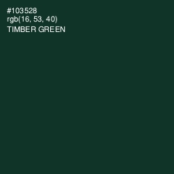 #103528 - Timber Green Color Image