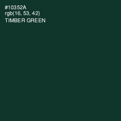 #10352A - Timber Green Color Image