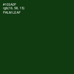 #103A0F - Palm Leaf Color Image