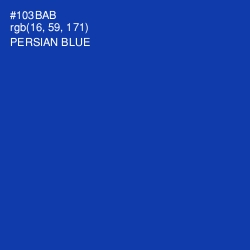 #103BAB - Persian Blue Color Image