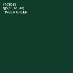 #103D2B - Timber Green Color Image