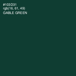 #103D31 - Gable Green Color Image