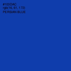 #103DAC - Persian Blue Color Image