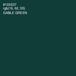 #103E37 - Gable Green Color Image