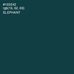 #103E42 - Elephant Color Image