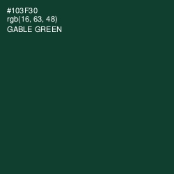 #103F30 - Gable Green Color Image