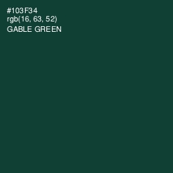 #103F34 - Gable Green Color Image