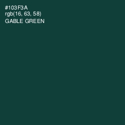 #103F3A - Gable Green Color Image