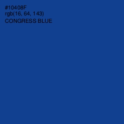 #10408F - Congress Blue Color Image