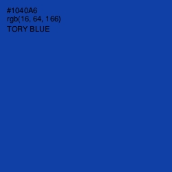 #1040A6 - Tory Blue Color Image