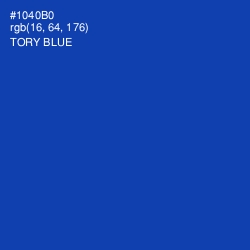 #1040B0 - Tory Blue Color Image