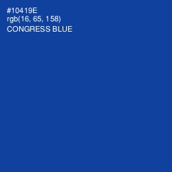 #10419E - Congress Blue Color Image