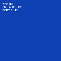 #1041B4 - Tory Blue Color Image