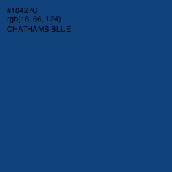 #10427C - Chathams Blue Color Image