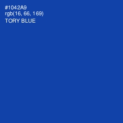 #1042A9 - Tory Blue Color Image