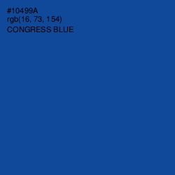 #10499A - Congress Blue Color Image