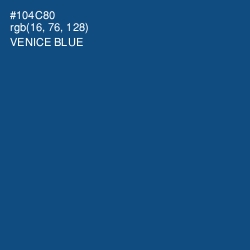 #104C80 - Venice Blue Color Image