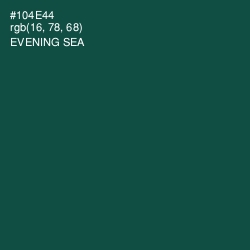 #104E44 - Evening Sea Color Image