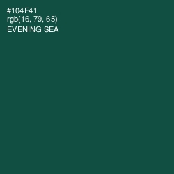 #104F41 - Evening Sea Color Image